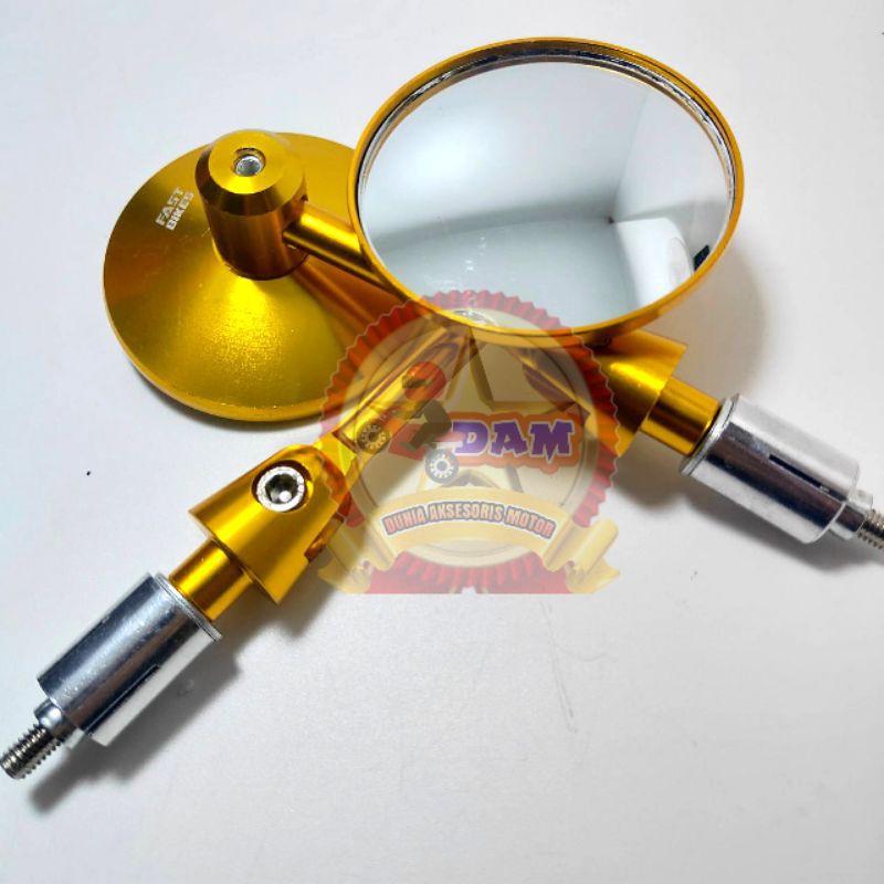 Spion jalu bulat Bar end Kaca Cembung motor beat scoopy nmax aerox xmax pcx vario vixion Vespa mio-5