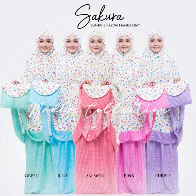 NADIA COLLECTION - MUKENA SAKURA/MUKENA LEBARAN/MUKENA RAYON/MUKENA JUMBO/MUKENA MOTIF/MUKENA MURAH