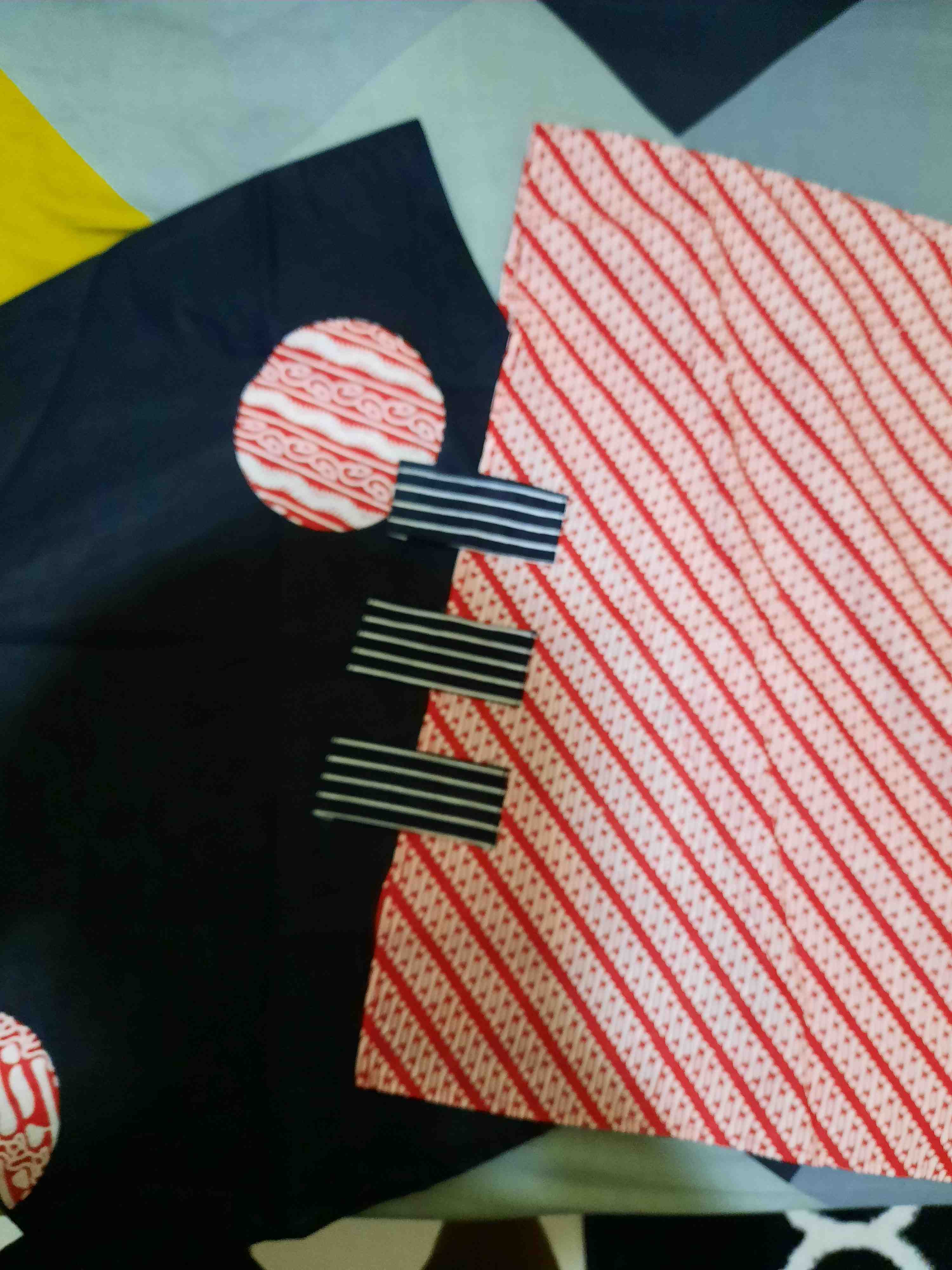 Blus Chika Cropping Top Atasan Modern Batik Etnik Super Duper cantik Buat Ngantor Seragaman Pergi