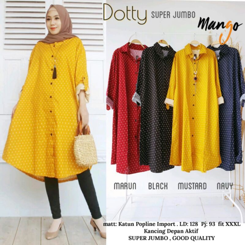 Tunik Jumbo Polkadot Dotty