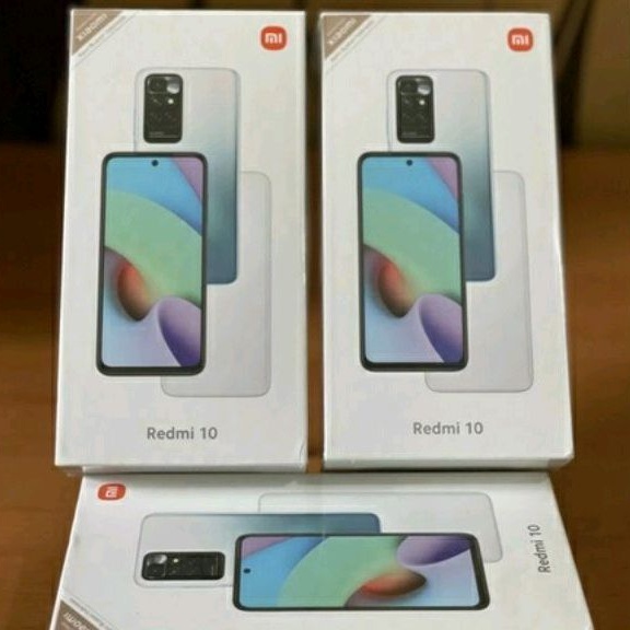 Xiaomi Redmi 10 (4GB+64GB) Helio G88 50MP AI Quad Kamera Layar FHD