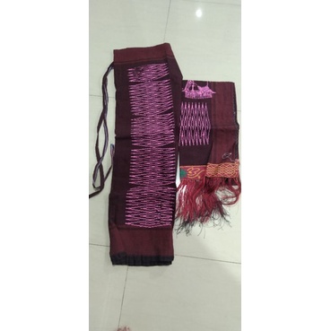 set Ulos Sibolang Rasta Kopi Gosong