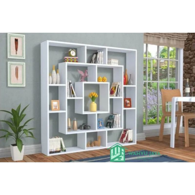 Rak Buku Minimalis Modern