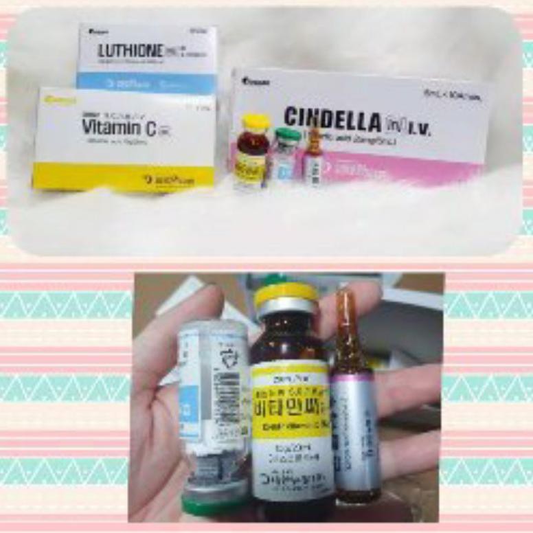 ECER CINDELLA 600 MG whitening putih pemutih korea original suntik infus (KODE Z937)