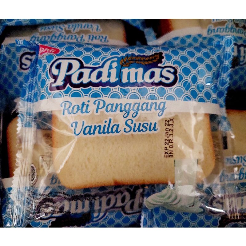 Padimas Roti Panggang / Padimas Ropang 65 gr-Vanilla susu