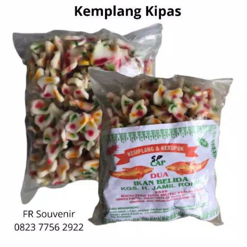 

500 gr kemplang kipas Kempelang Kipas super khas palembang