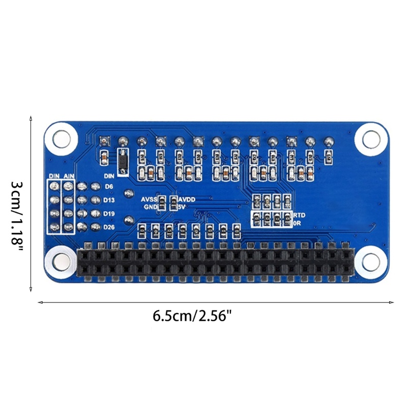 Topi Presisi Tinggi Dengan 10-ch 32-bit ADC ADS1263 Untuk Pi Dan JetsonNano 10-ch 32-bit