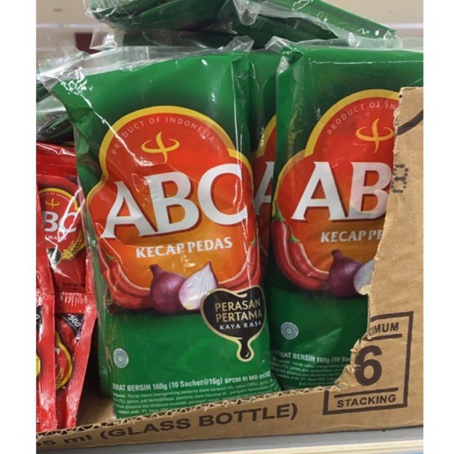 kecap pedas manis ABC sachet isi 10pcs @16gram