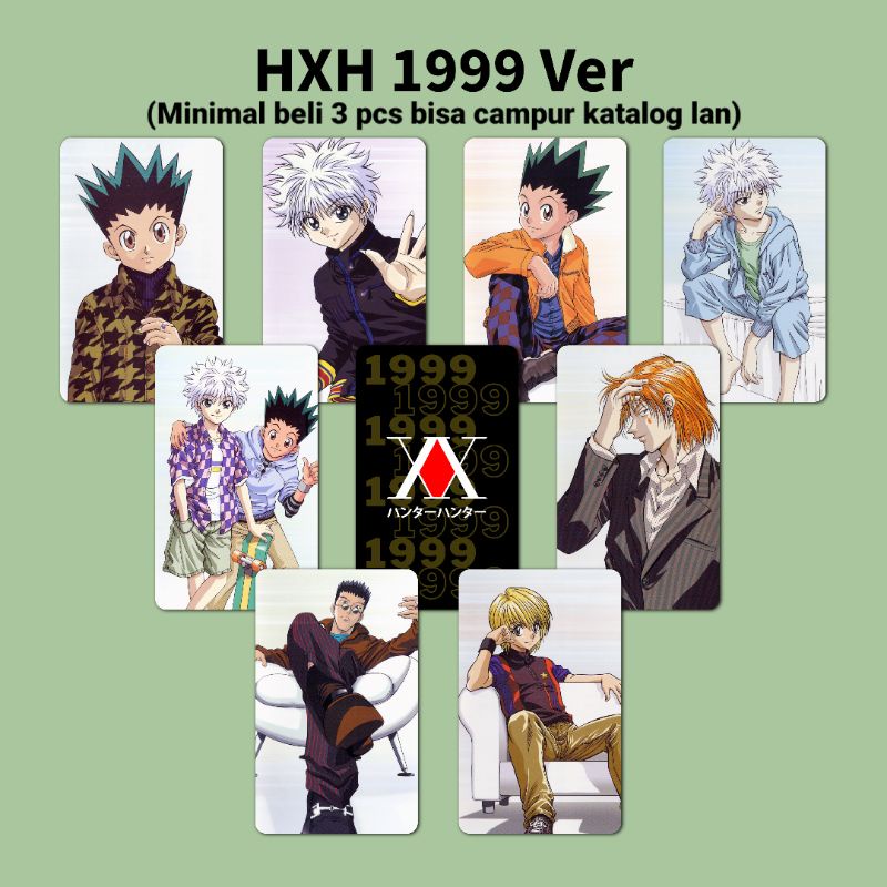 Photocard Anime Hunter X Hunter 1999 Ver (2 sisi)