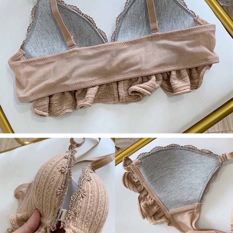 [ LINGERIE MASTER ] - (B-23) Bra BH Wanita Model Push-Up dan Bahan Lace Breathable Hiasan Bordir BH bisa cod-3