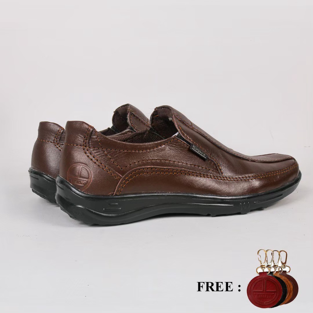 SepatuFormal Pantofel Slip On Pria Sepatu Pria Casual Formal Kulit Asli Sepatu Formal Pria Pantofel Kerja Kuliah formal Original Kekinian Murah Terlaris Sepatu Loafer Kulit Pria