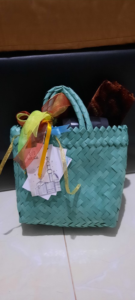 Me&dots - Tas Belanja Anyaman Plastik