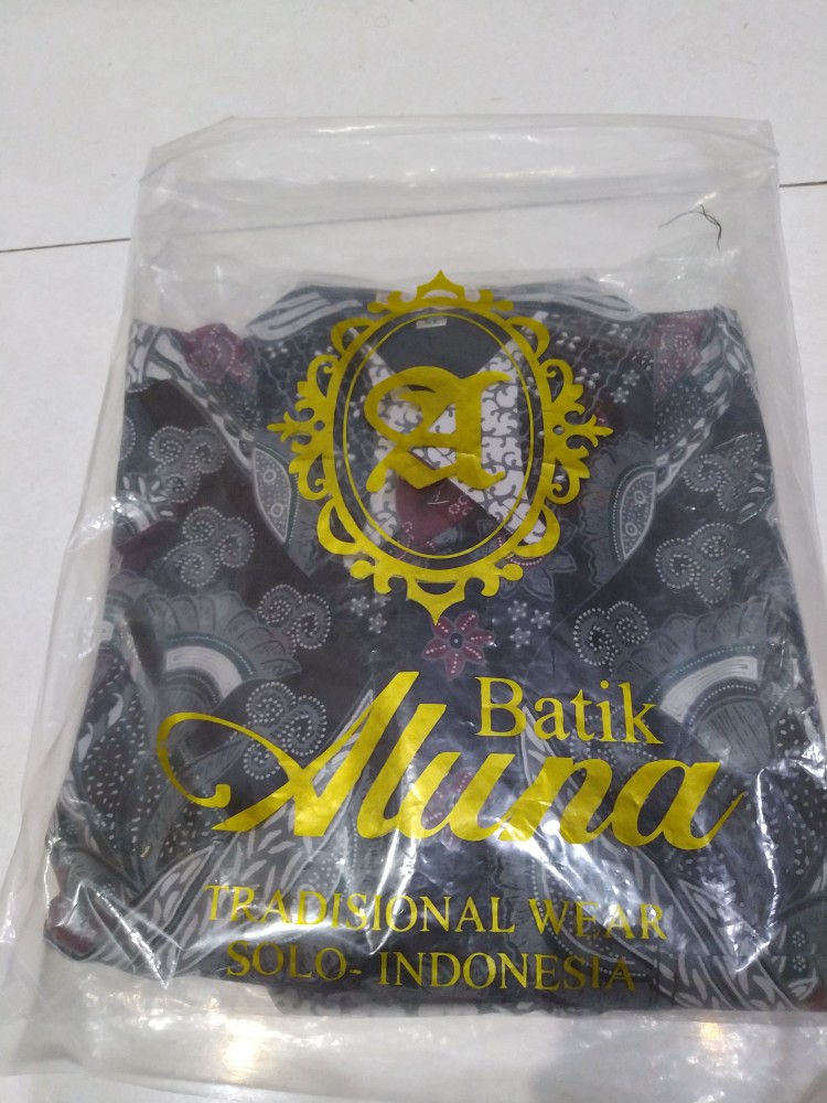 Batik Pria Lengan Panjang Pria Modern Premium Furing Original Aluna Batik Premium Pcw 104