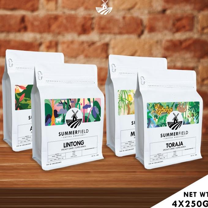 

Summerfield Arabica Coffee Bundle (Gayo, Lintong, Toraja, Mandailing)