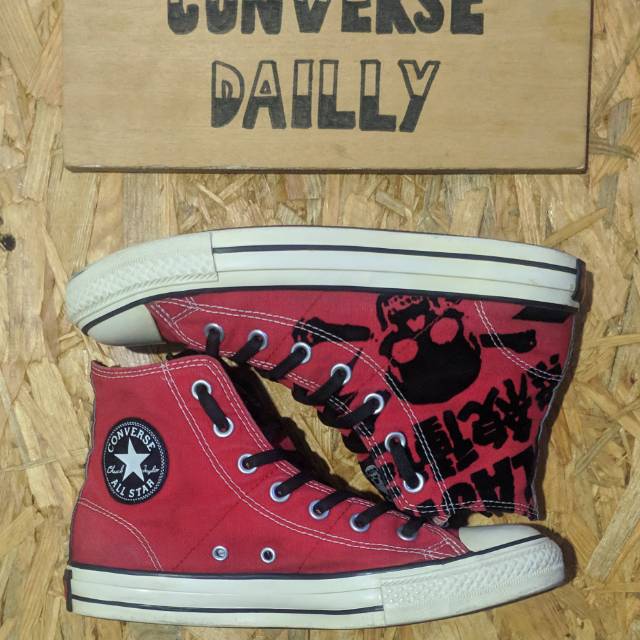 Converse X The Clash Revolution Rock Red Series Band Music