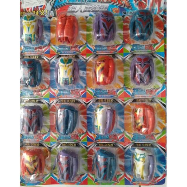 Mainan Telur ultraman 1 Pack isi 16 pcs