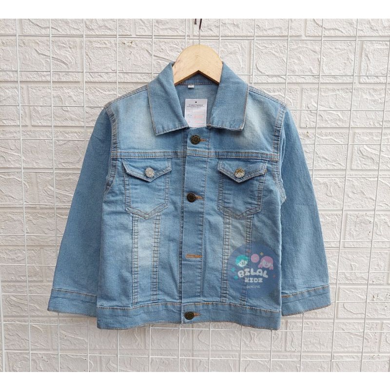 JAKET JEANS ANAK UNISEX  1-12th