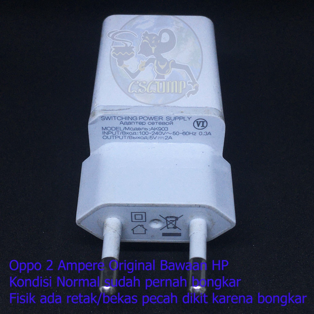 Adaptor Charger Tidak Ori Berbagai Merk Oppo Samsung Advan Cross dll