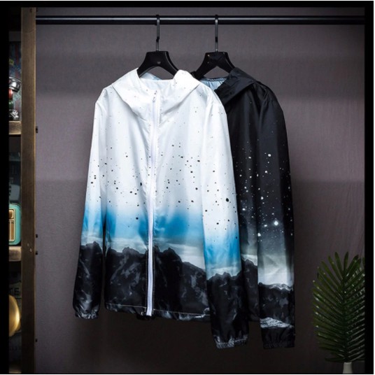 Jaket Printed Unisex Windbreaker JC