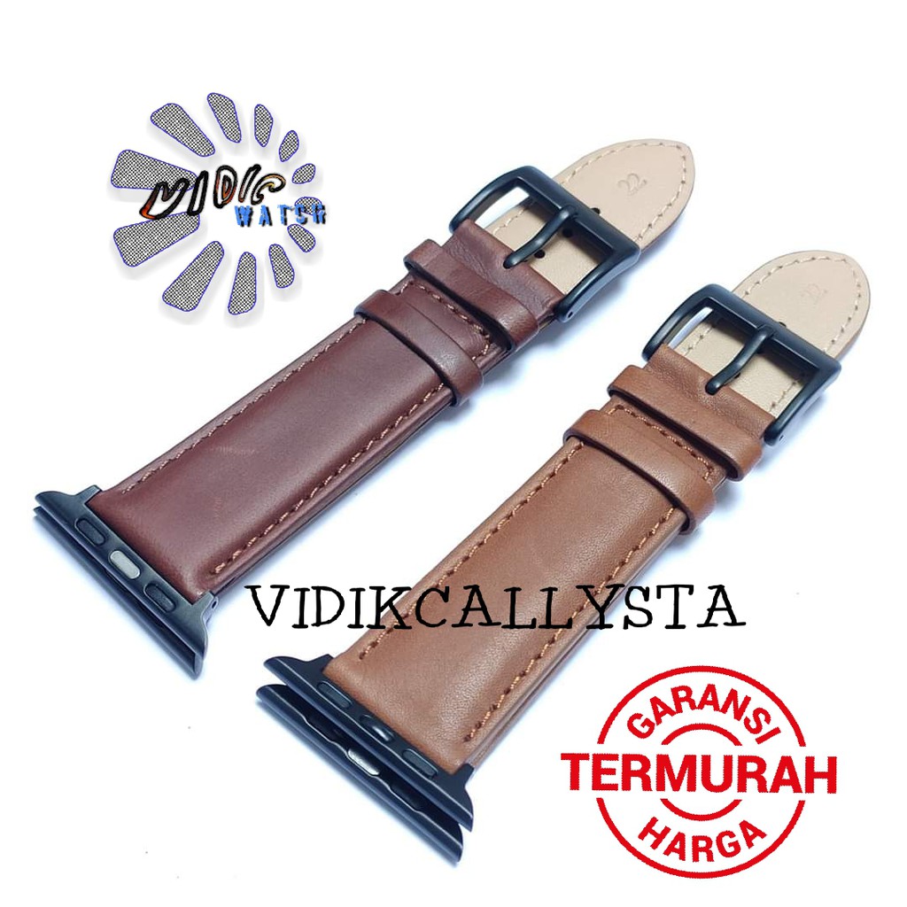 Strap apple watch 1 2 3 4 iWatch Leather 42mm 44mm Tali jam apple