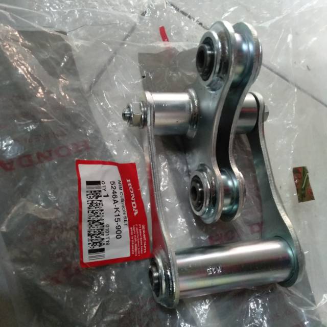UNITRACK CB150R CBR150R SUPRA GTR ARM CUSHION SET 5246AK15900 PROLINK CB150R CBR150R ORIGINAL DUDUKA