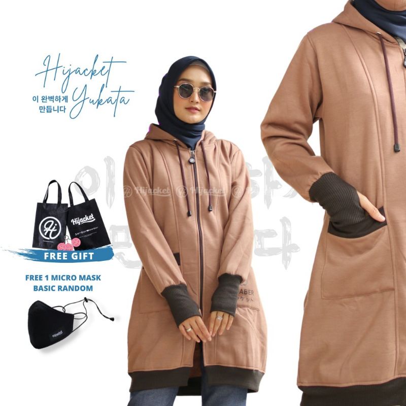 ⭐️ HIJACKET® YUKATA ORIGINAL | JAKET MUSLIMAH | JAKET WANITA SYAR'I | JAKET UMROH