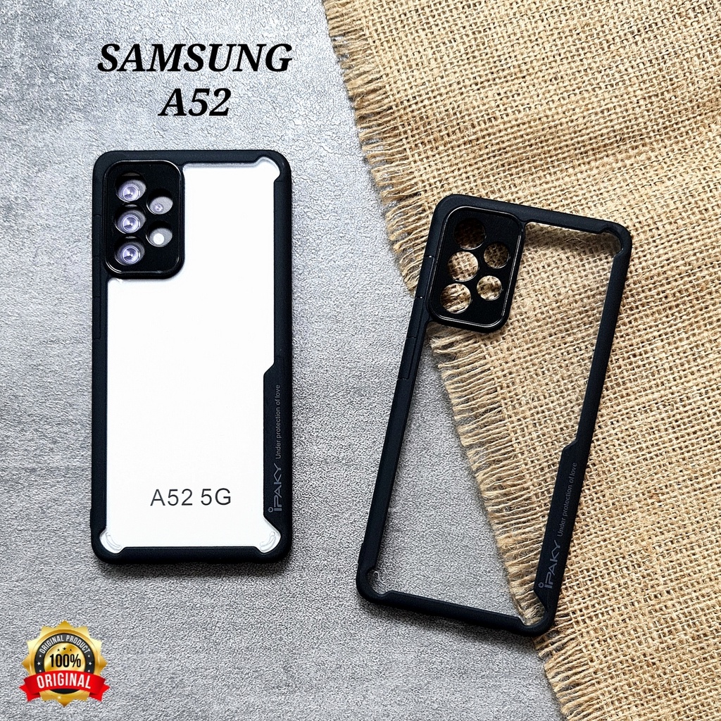 SAMSUNG A22 4G A32 4G A52 4G A52 5G A52S A10 M10 A20 A30 A50 A30S A50S A70 A70S A10S M01S A20S A21S A01 A02 M02 A02S M02S A03S A11 M11 A12 M12 A31 A51 A71 | IPAKY Soft Case Bumper Transparent Clear Premium