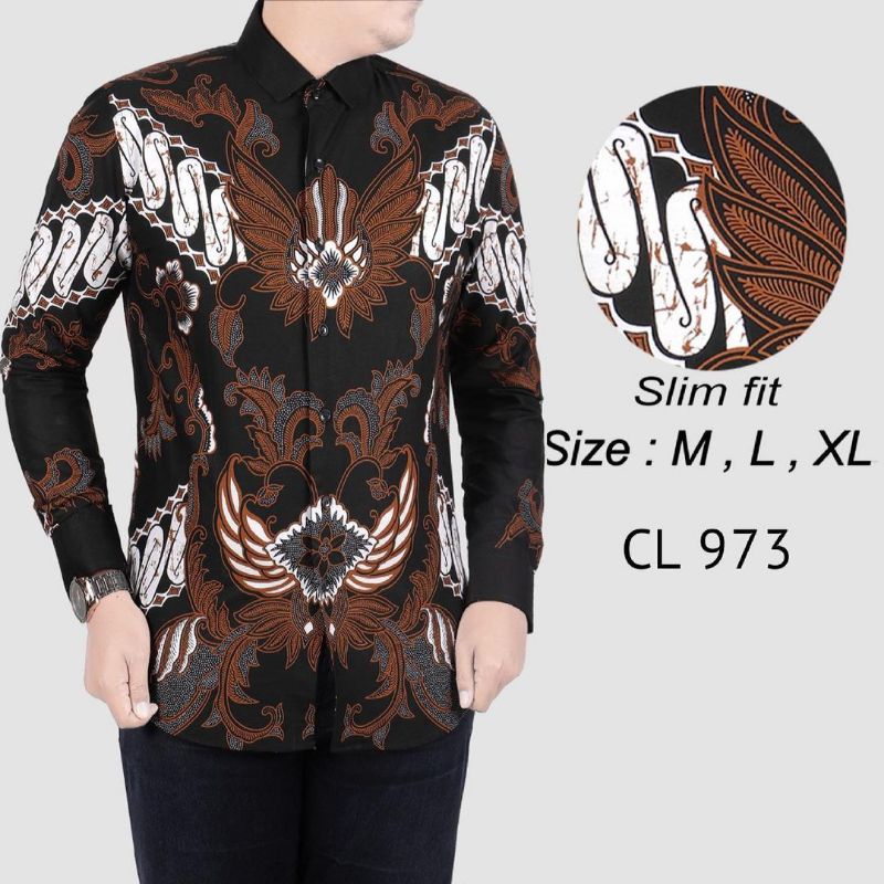 Baju Batik Pria Slimfit Motif Anak Muda Fashion Batik Unggul