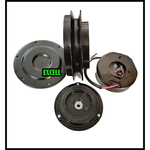 Magnet Magnit Clutch Pully Pulley Pulli AC Mobil Got B 1B 10PA + tutup truck alat berat komatsu