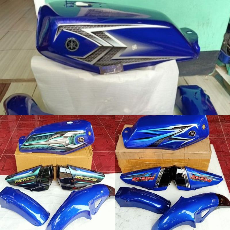 BODY TANGKI FULL SET RX KING RXKING NEW BIRU 2002-2008-BODY TANGKI FULL SET RX KING RXKING NEW BIRU 