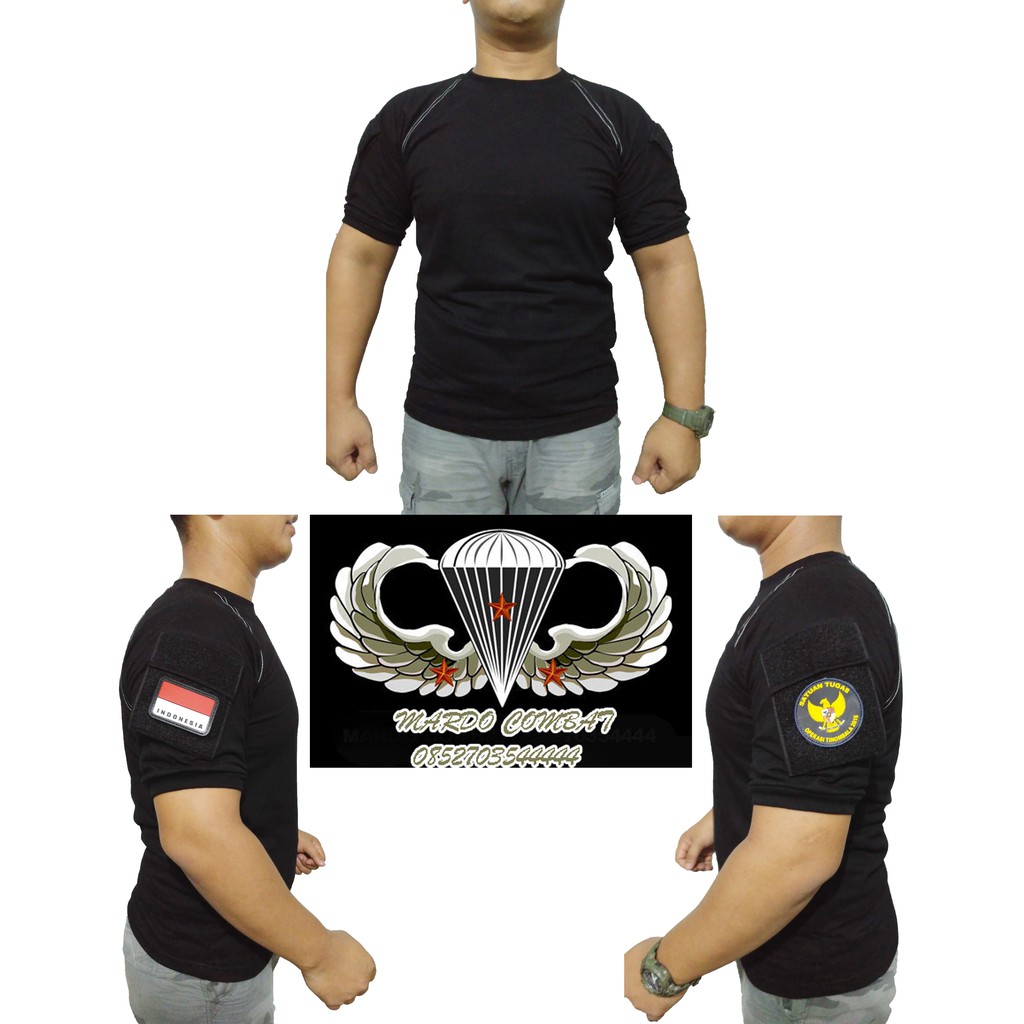 EKSKLUSIF PROMO BAJU BERKUALITAS/ baju kaos bdu tactical polos - combat shirt