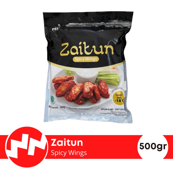 

Zaitun Spicy Wings 500gr