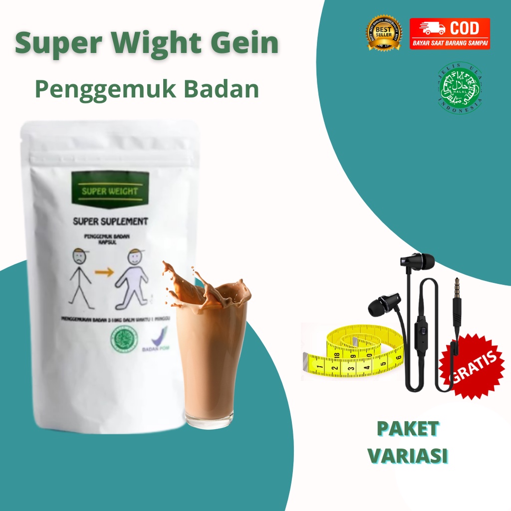 PROMO GOKIL- SUPER WEIGHT GAIN ORIGINAL - PENGGEMUK BADAN - PENAMBAH BERAT BADAN - SUPER PROTEIN