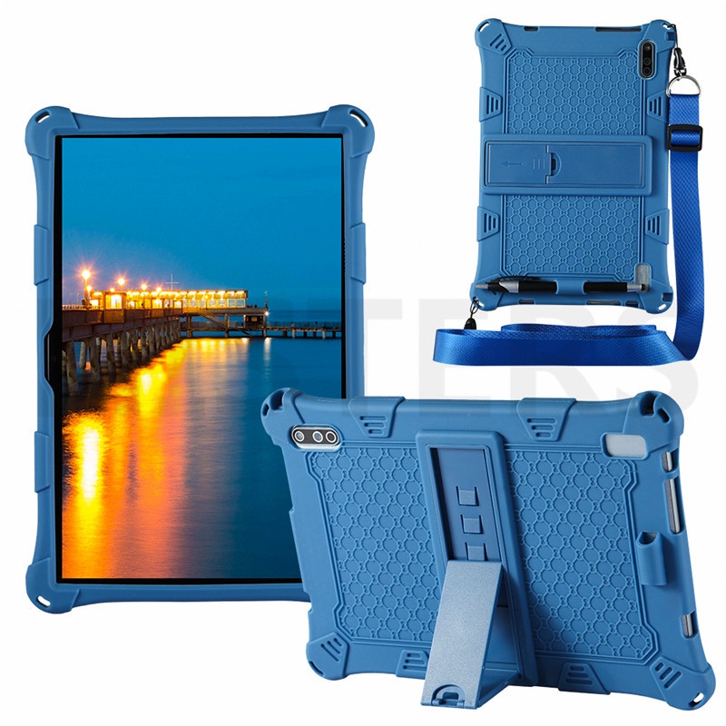 Pen Stylus Dengan Strap Bahu Untuk BMAX MaxPad I10 Pro Plus 10.1&amp;quot; Casing Soft Case Silikon Dengan Kickstand Belakang Untuk Tablet PC