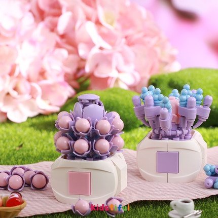Mainan Balok Mainan Edukasi Bunga Flower Mainan Anak Perempuan