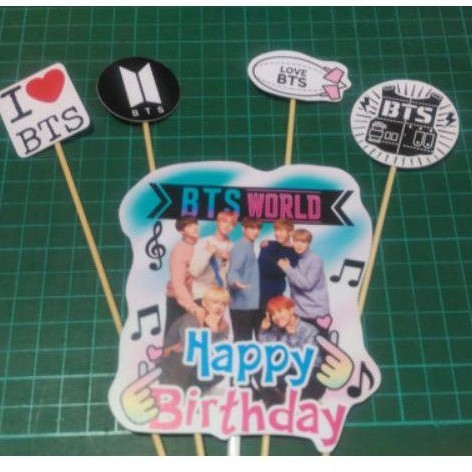 bts cake banner