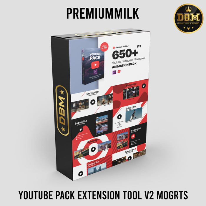 Premium Builder - Youtube Pack Extension Tool V2 - Premiere Pro (Extension)