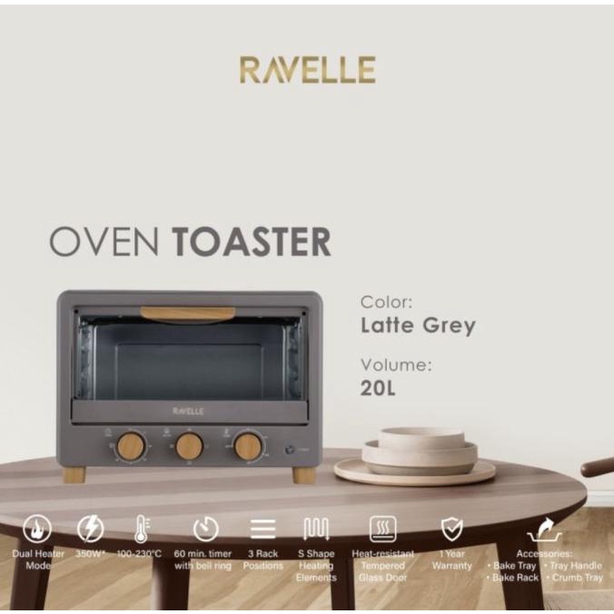 Ravelle Oven Listrik 20 Liter - Korean Oven Toaster _Dymarvdnj