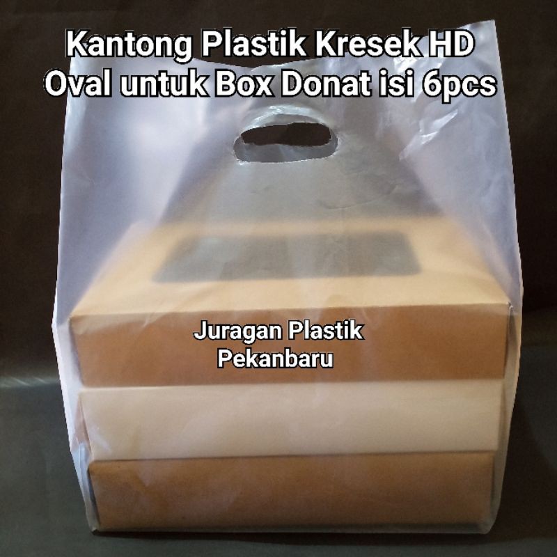 Jual X Cm Kantong Plastik Kresek Hd Untuk Box Donat Isi Pcs Asoy Kotak Kemasan Roti