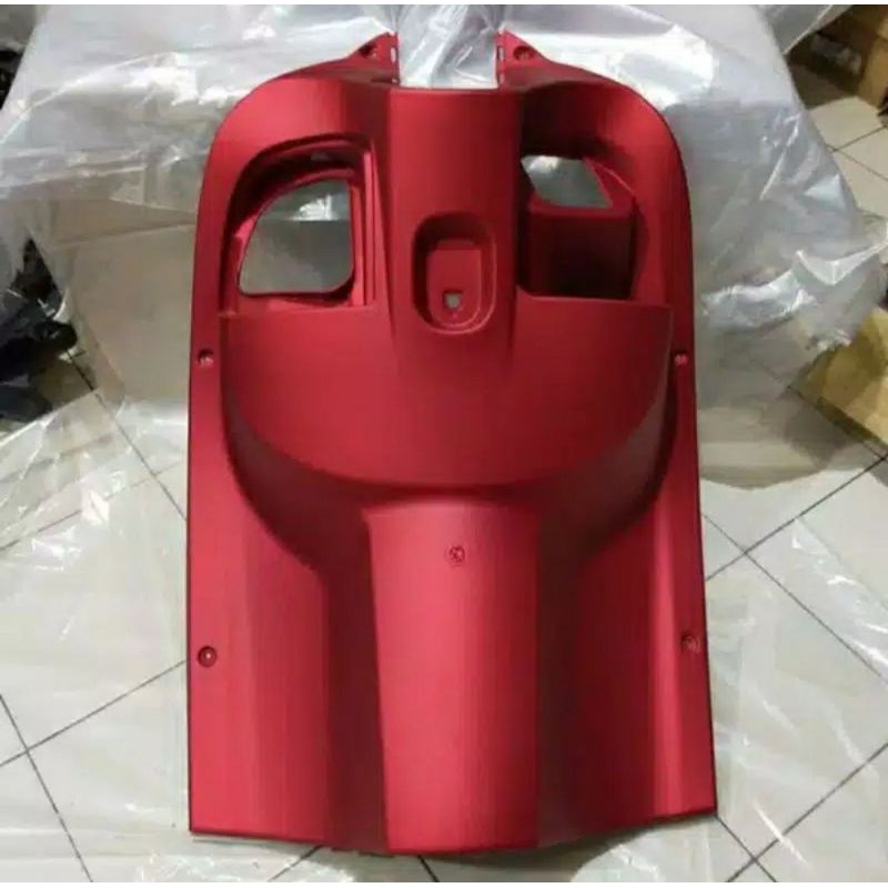 cover inner lower legshield kontak dasbor dek kantong scoopy fi esp new 2017 2019 k93 merah Doff