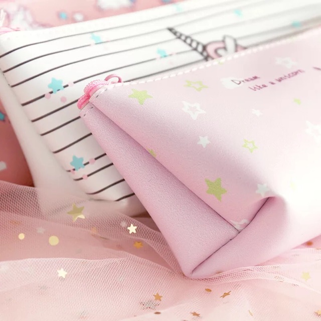 ATM.Medan Kotak Tempat Pensil Model Kartun Unicorn Anti Air-4