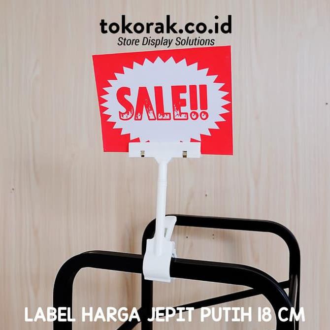 

New Produk !!! Label Price Tag Jepit Harga Jempol Bening 18Cm (HARGA UNTUK 5PCS)