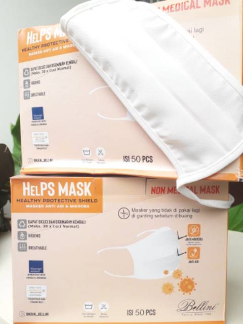 Masker KAIN Box SNI Bellini isi 25 pc MURAH bisa juga masker Hijab