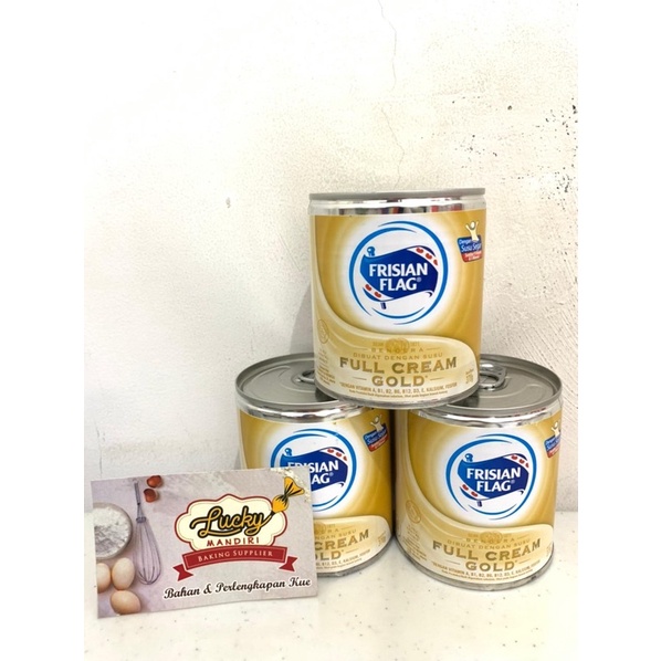 

Frisan Flag Bendera Full Cream Gold 370gr / Susu Kental Manis Bendera Gold /SKM GOLD /SKM