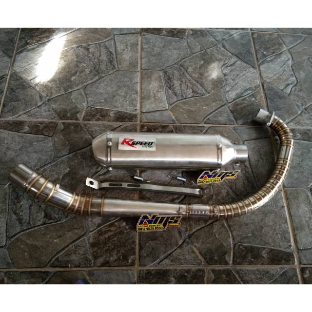 knalpot R SPEED KAPSUL Tiger.Gl.Mp.Cb.leher BARBARA