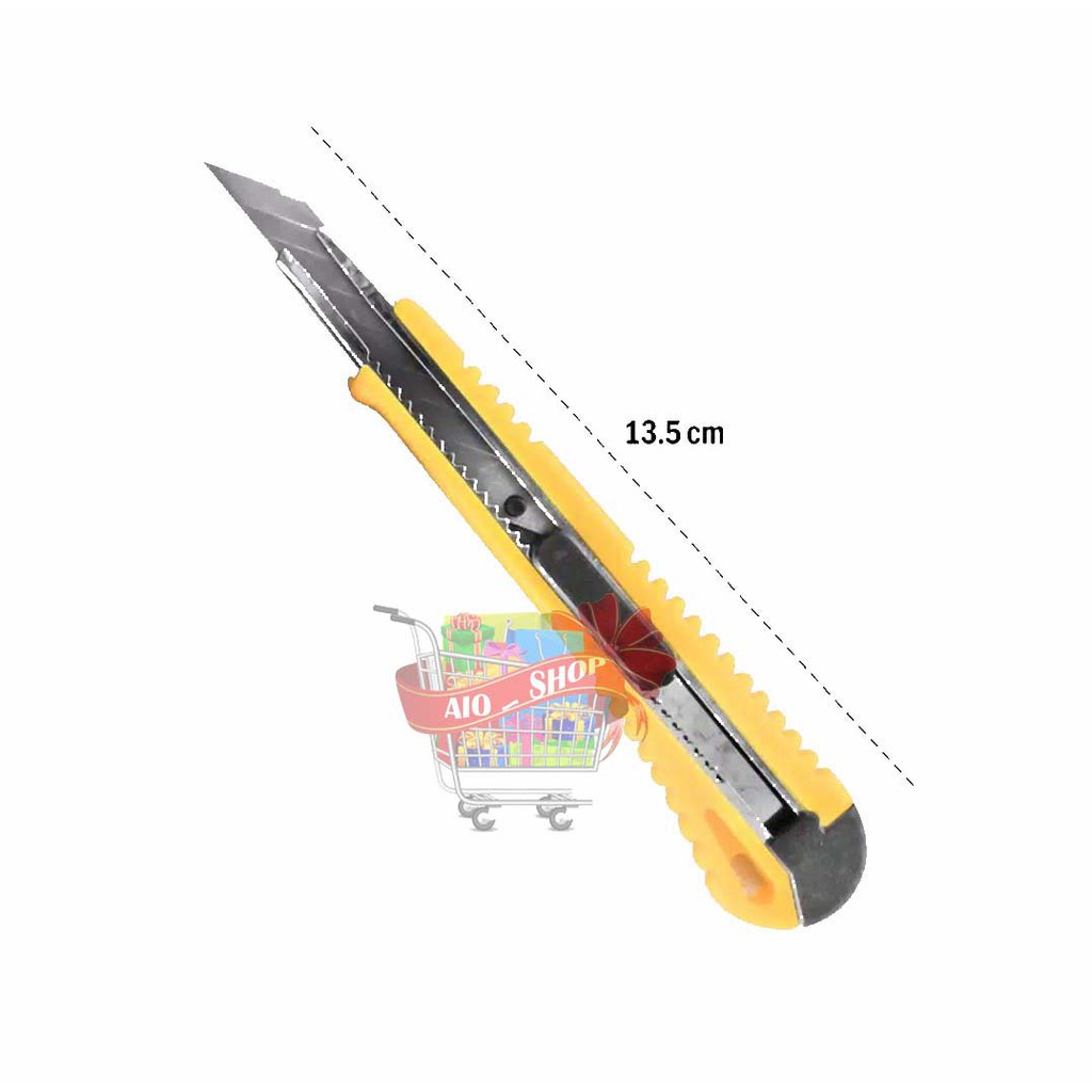 

AIO SHOP- Pisau Kecil Pemotong Kertas Karter Tajam Cutter Knife Pen Berkualitas Termurah