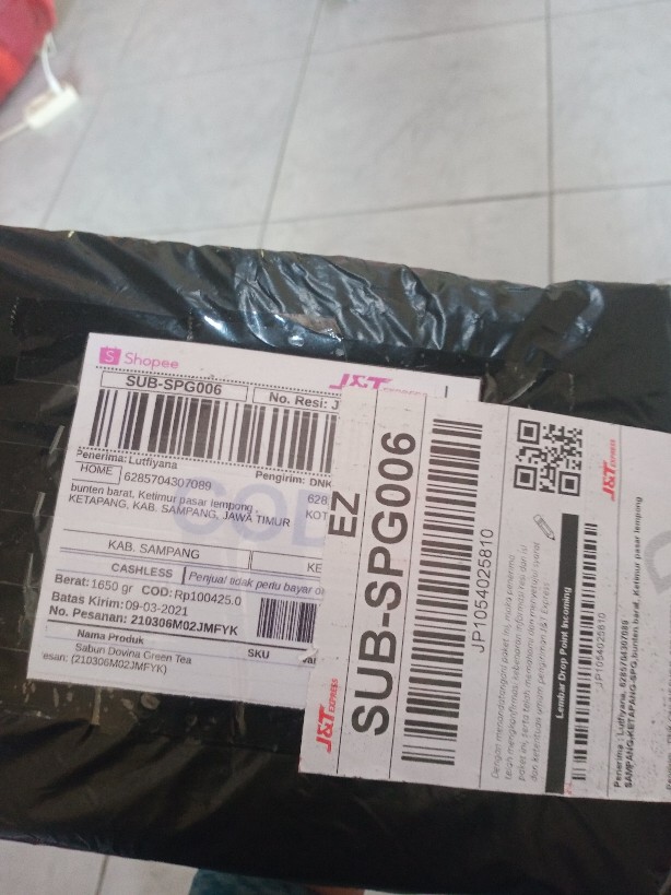 Sabun Dovina Green Tea