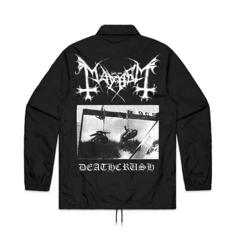 JAKET COACH BAND MAYHEM | WINDBREAKERS HITAM PRIA | COACH JAKET MAYHEM | JAKET METAL PREMIUM | windb