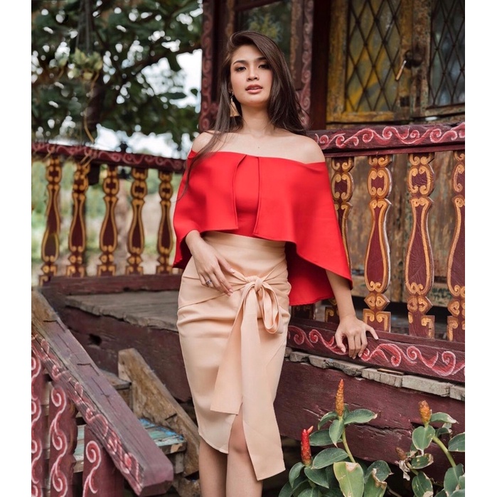 FURY DRESS - Sabrina dress pesta party off shoulder midi bodycon sexy dress premium baju big size ju