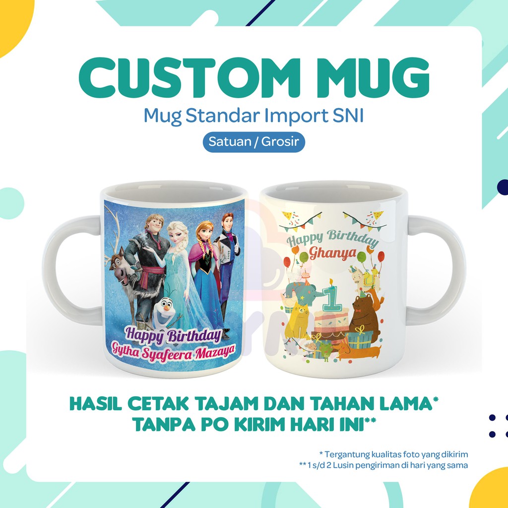Cetak Mug Custom Satuan